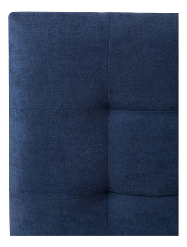 Cabecera + Box Queen Size Dicasa Catania Azul Marino