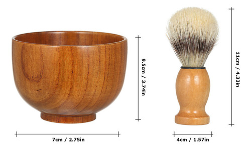 Xd Set De Afeitado De Barba: Crema, Jabón, Brocha Y Cuenco