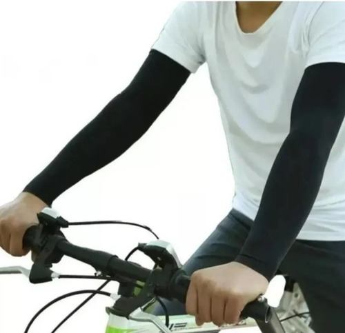 Imagen 5 de 9 de Mangas Deportivas Motorizado, Deporte Ciclismo Protección Uv