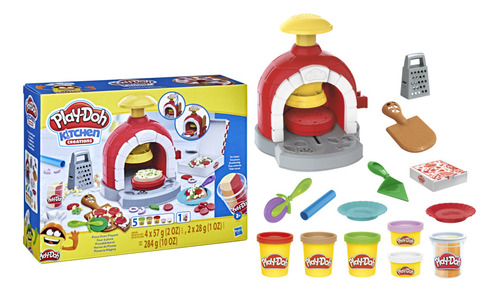 Juego Play Doh Horno De Pizzas Universo Binario