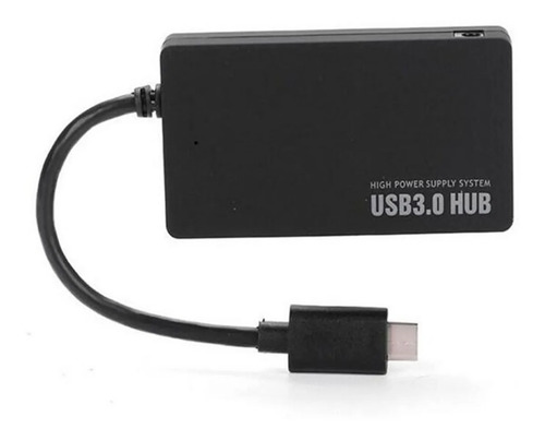 Imagen 3 de 8 de Hub Usb C 3.1 Multiple X4 Usb 3.0 Adaptador Para Las Nuevas Macbook Con Thunderbolt 3