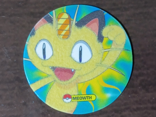 Tazo De Pokemón 4 D'peluche #189 Meowth Excelente Estado (: (Usado)