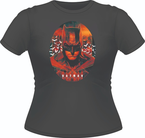 Polera Mujer Algodon Premium Batman Pelicula Dc Comics