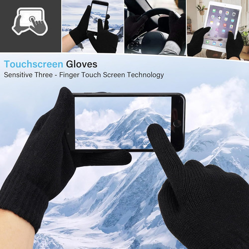 Guantes De Guantes De Pantalla Táctil De Gorro De Gorro De I