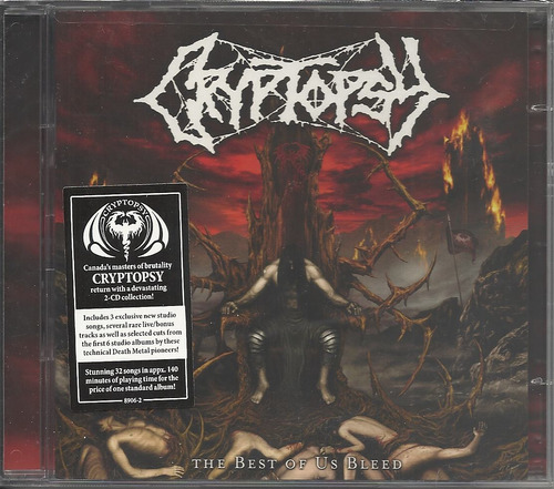 20% Cryptopsy - The Best Of Us Bleed 12 Death 2cd(lm/m)(us)+
