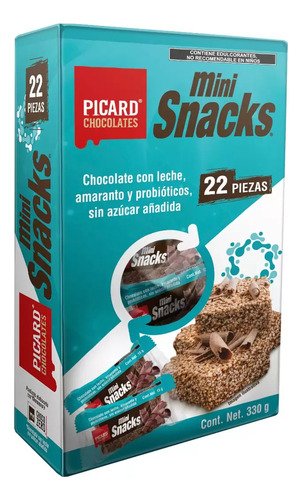 Picard Mini Snacks De Amaranto Con Chocolate Sin AzĂșcar 330g