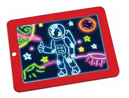 Tableta De Dibujo Con Luz Led De Lujo Con Almohadilla Magica