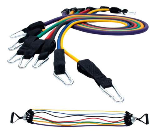 Kit Funcional Extensor Elastico, 2 Pegadores,fitas,ancorador