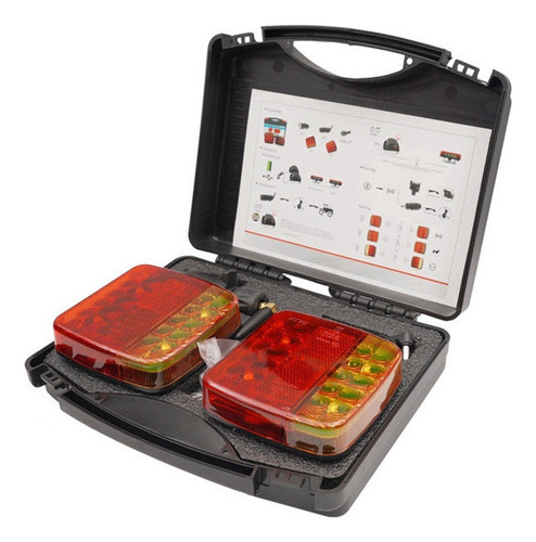 Qj1 Kit De Luces De Remolque Inalámbricas Para Camión De