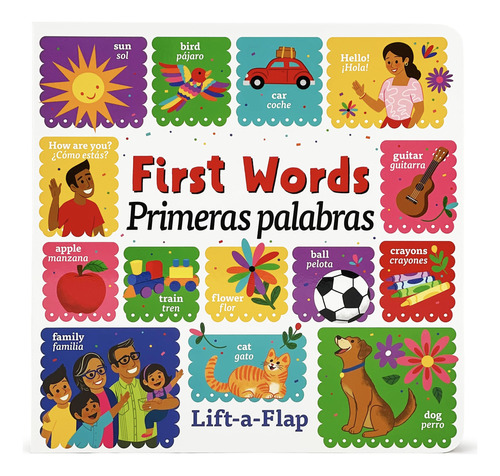 Book : Over 150 English-spanish First Words Bilingual...