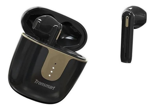 Auricular in-ear gamer inalámbrico Tronsmart Onyx Ace negro con luz LED