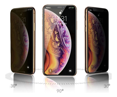 Kit 2 Películas 3d Vidro Privacidade iPhone Todos Os Modelos