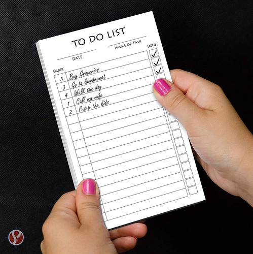 Tarjetas De Notas De Índice Vertical De Lista De Tarea...