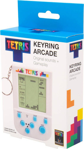 Juego De Arcade Portátil De Tetris Keyring - Juego De Tetris