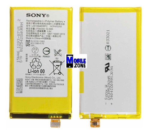 Imagen 1 de 1 de Batería Pila Sony Xa Ultra Certificada