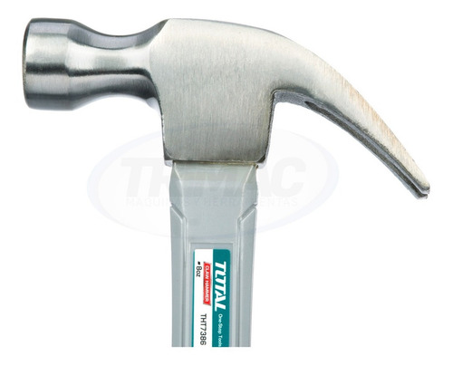 Martillo Carpintero Mango De Fibra 8oz Total Tht7386