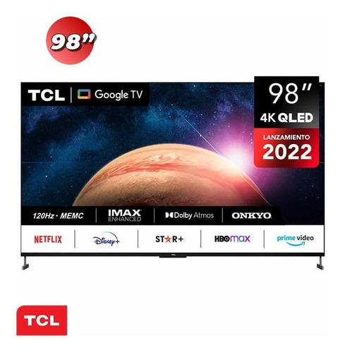 Televisor  Smart Tv  Tcl 98   Pulgadas Qled 4k 2022