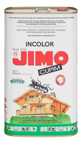 Jimo Cupim Cupinicida Incolor Lata 5 Litros Envio 24 Hrs
