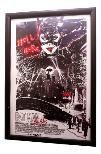 Batman Returns Op 2 Poster Enmarcado 50 X 35 Cms