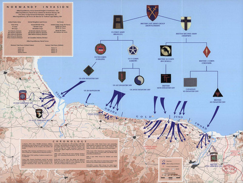 D Mapa Del Día - Dday The 6th Of June 1944 B07kx84xwx_190424