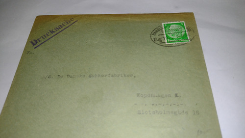 Alemania Sobre Estampilla 3er Reich 1936 Circulado.impreso