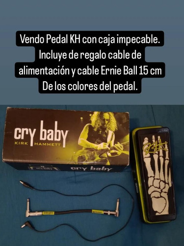 Pedal Cry Baby Wah Wah Kh (kirk Hammet Signature) 