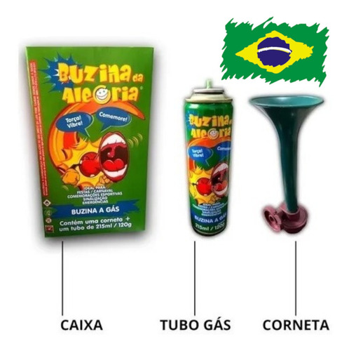 Buzina A Gás Para A Festa Torcida Pronta Entrega Promoção