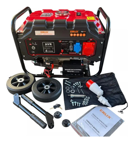 Generador 3000 Watts Partida Electrica - Motor 4 Tiempos