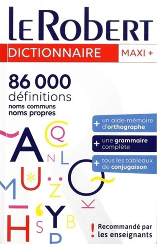 Le Robert Maxi Dictionnaire, De No Aplica. Editorial Le Robert, Tapa Blanda En Francés