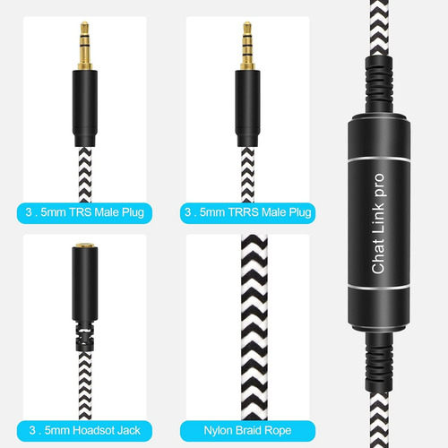 Para Chat Link Pro Cable De Audio Android Screen Casting Voi