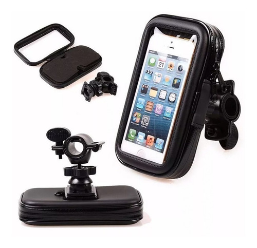 Soporte Holder Moto Chico Bici Celular Gps Waterp 14x7,5cm