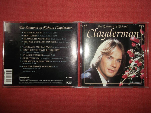 Richard Clayderman - Romance Of Richard Cd Usa Ed 1992 Mdisk