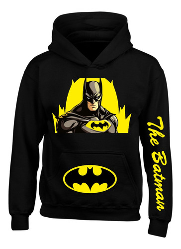 Buzo Batman Premiun Buso Saco Con Capota Hoodies X