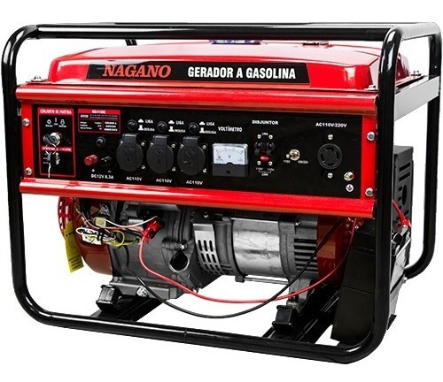 Gerador De Energia A Gasolina 4.4 Kva Monofásico Ng4100e