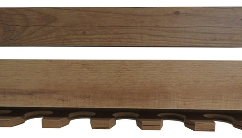 Bar Adega De Parede Madeira Mdf Para Copos Garrafas E Taças Cor Amadeirado