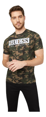 Remera Guess Factory Greg Camo Importada 100% Original