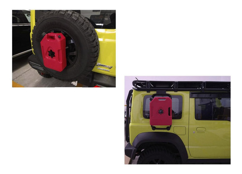Imagen 2 de 4 de Bidon Tanque Gasolina 7.5l Con Base Suzuki Jimny Accesorios