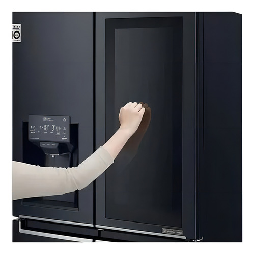 Nevecón LG LM57sxt Instaview Tipo Europeu 570 Litros Preto