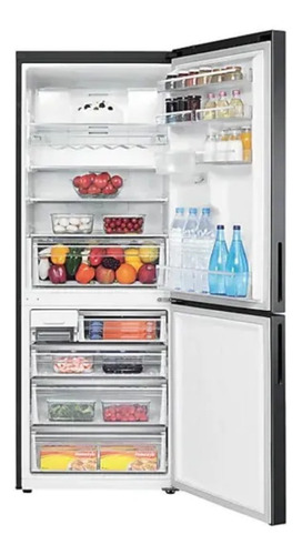 Imagen 4 de 4 de Heladera inverter no frost Samsung RL4363SBABS negro inox con freezer 432L 220V