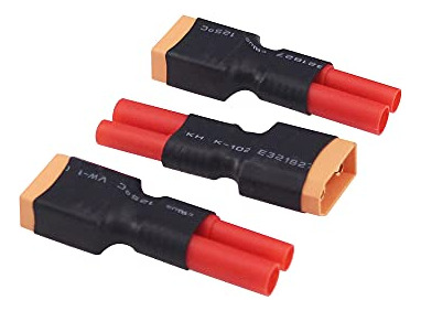 Paquete De Adaptadores Sin Cables Xt90 A Hxt 4 Mm: Conexin R