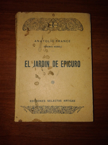 Documento Histórico. el Jardín De Epicuro 