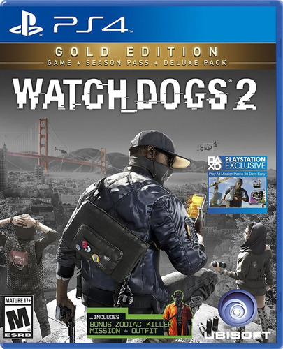 Watch Dogs 2: Gold Edition Ps4 Ps5 Entrega Inmediata