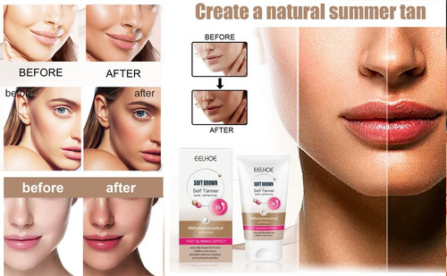 Ee Crema De Autobronceado Bronceador Cafe Dorado