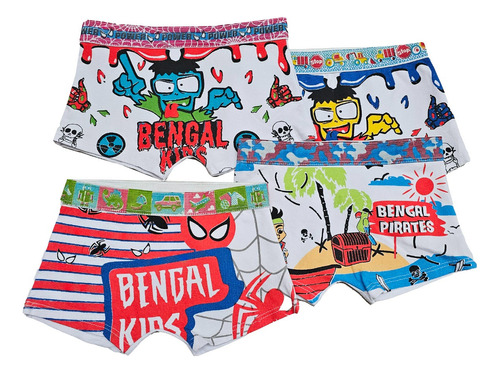 Pack X 6 Boxers Inicial Chau Panal