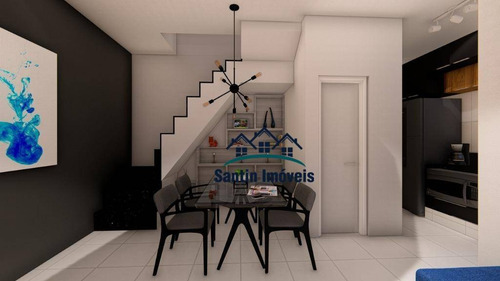 Imagem 6 de 20 de Sobrado De 67 M² Com 02 Quartos (sendo 02 Suítes) À Venda, Por R$ 395.000 - Cidade Continental - São Paulo/sp - So0402