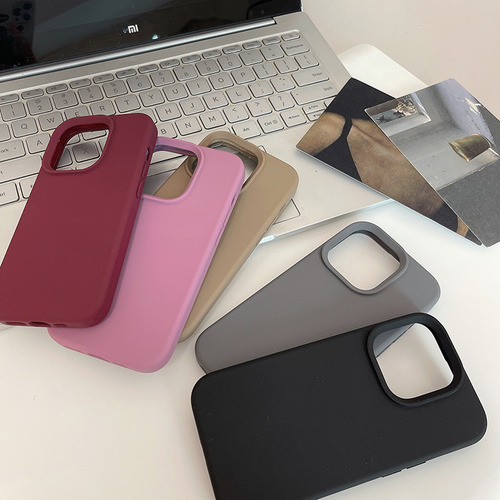 . Case Use A Capa De Silicone Líquido Macio Rudo Para iPhone