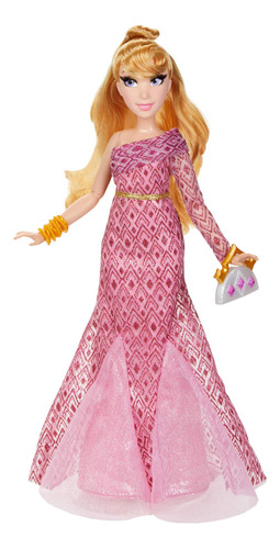 Serie De Estilo De Princesa De Disney Aurora Fashion Doll, V