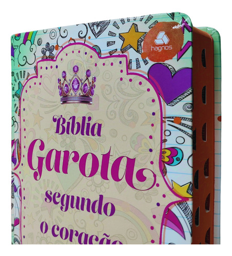 Biblia Da Garota Segundo O Coração De Deus Nova Viva Capa Dura Juventude Com Letra Grande E Indice Lateral