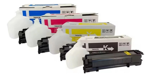 Kit 4 Toner Para Tk-5370 / Pa3500cx / Ma3500cix / Ma3500cifx