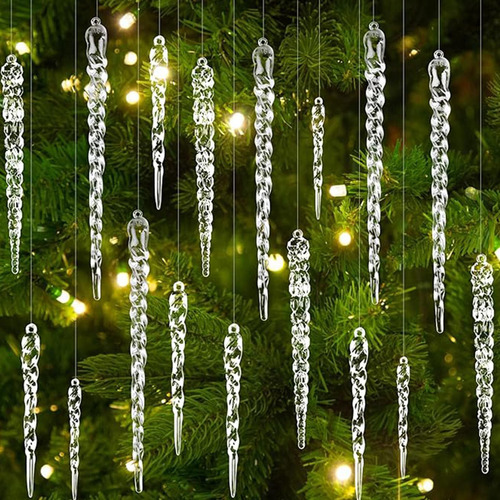 Decoraciones De Carámbanos Para Árboles De Navidad Decoracio